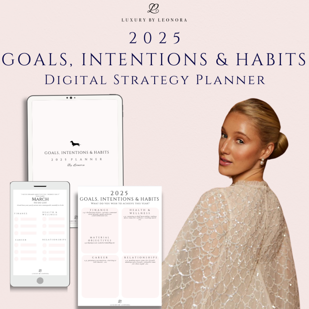 2025 Goals, Intentions & Habits Planner